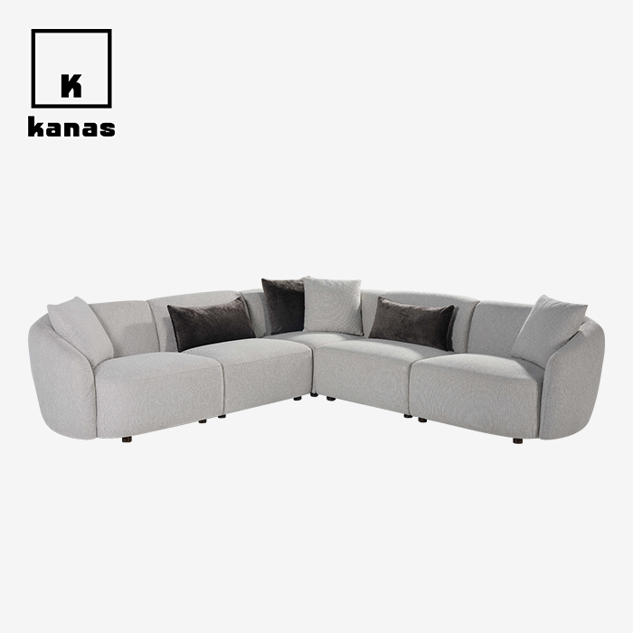 white modular sectional